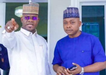 Gov. Ododo visit Bello in his residence in Abuja amidst EFCC siege