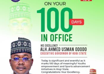 CONGRATULATORY MESSAGE FROM KOGI STATE MINISTRY OF YOUTH AND SPORTS