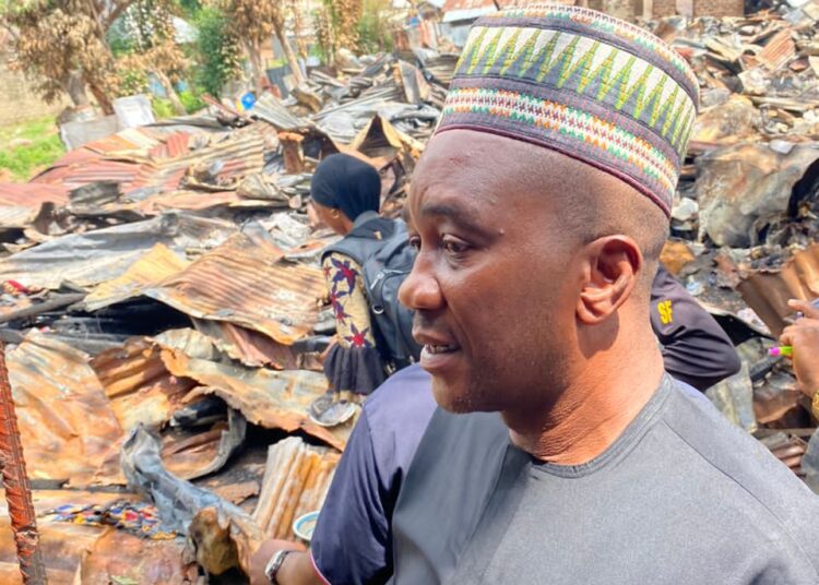 JAMATA FIRE DISASTER: State Emergency Management Agency pays visit to victims