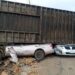 Eight school children narrowly escape death as articulated truck fell on two cars in Kogi