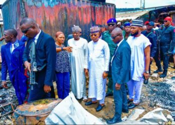 Governor Ododo promises to support victims of GSM village fire disaster.