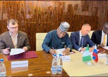 Steel Minister signs MoU with Russian Consortium on rehabilitation,completion and operation of Ajaokuta Steel, NIOMCO