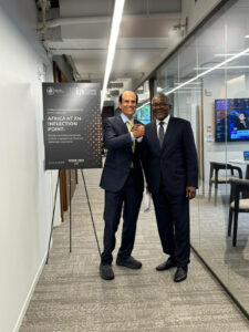 Dangote at the Rockefeller Center New York

Kogiflame

L-R: Chairman and Founder of the Milken Institute, USA, Michael Milken; Founder and President/Chief Executive of the Dangote Group, Aliko Dangote at an Invest Africa event – ‘Africa at an inflection point’, organised by the Milken institute, at the Rockefeller centre , New York.
