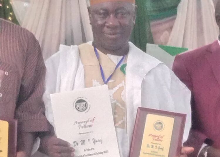 ACCOMPLISHED FOOD SCIENTIST RECEIVES FELLOWSHIP FROM NIGERIAN INSTITUTE OF FOOD SCIENCE AND TECHNOLOGY