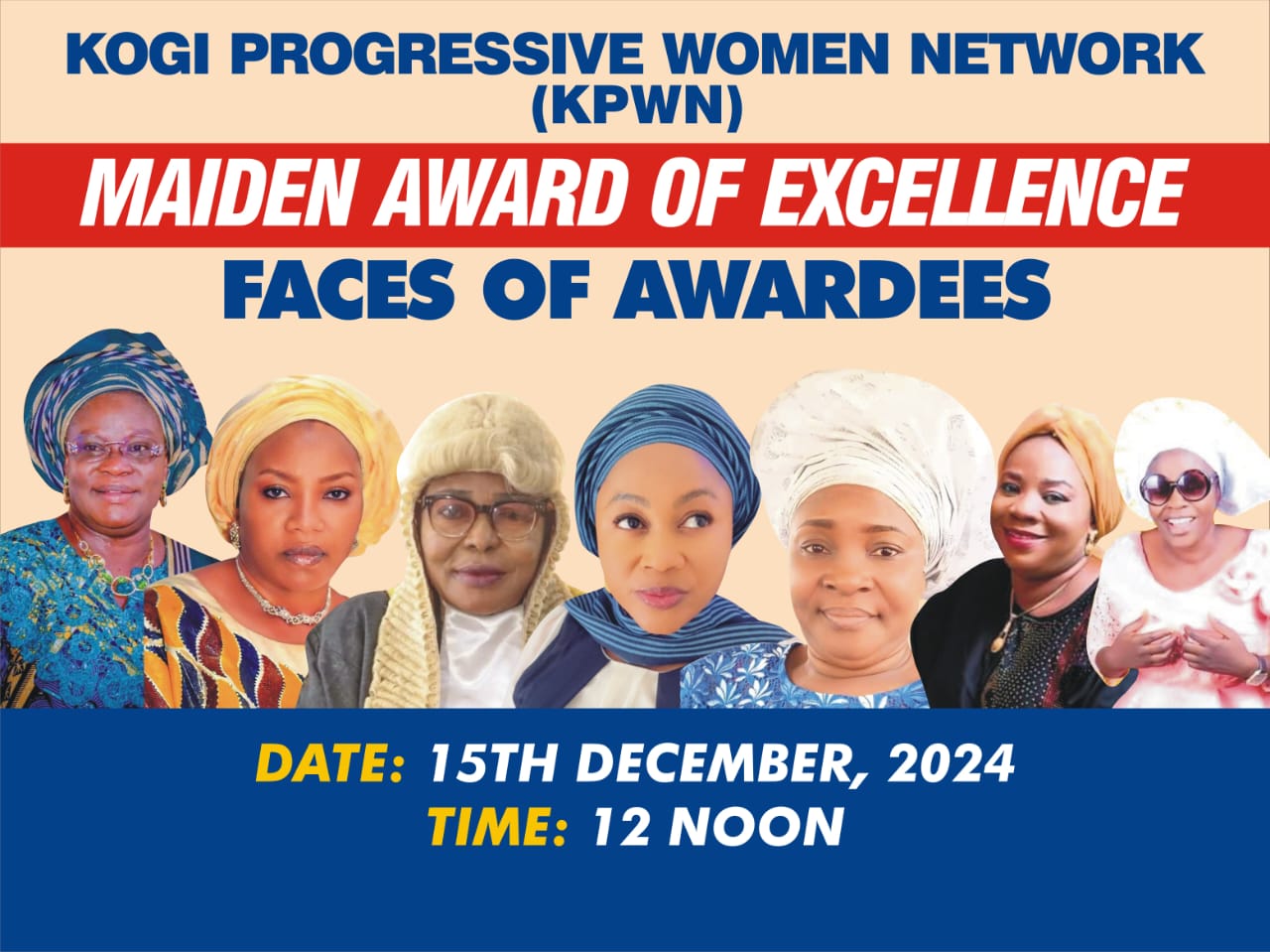 Kogi Progressives Women Network to honour SSG, seven others