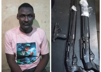 Troops arrest air force personnel, with two pump action guns, one pistol In Kogi