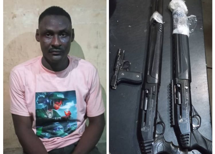 Troops arrest air force personnel, with two pump action guns, one pistol In Kogi