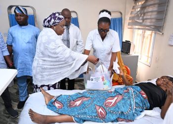 Kogi first lady foundation fetes over 500 with medical, food outreach at CUSTECH Teaching Hospital