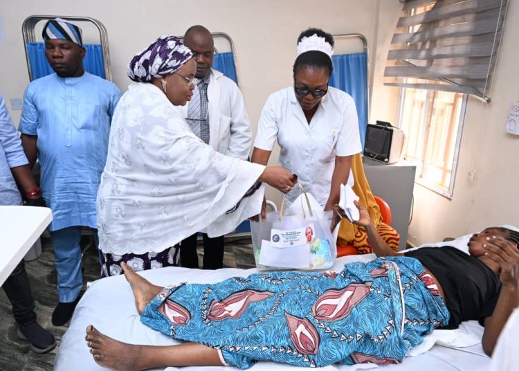 Kogi first lady foundation fetes over 500 with medical, food outreach at CUSTECH Teaching Hospital