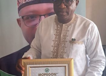 KOSIEC/FOSIECON Chairman, Eri Honoured by MOPEGON