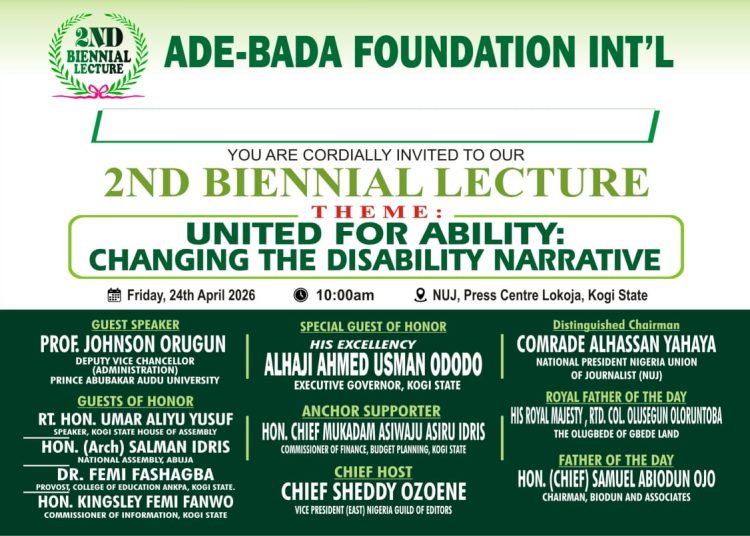 Ade-Bada Foundation Hosts 2nd Biennial Conference/Lecture on Disability Inclusion