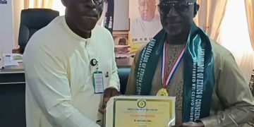 Federal Polytechnic Idah Rector Honoured as Ambassador of Ethics and Conscience