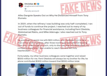 Dangote Group Slams False Claims on Refinery Financing, ‘Rift’ with Elumelu