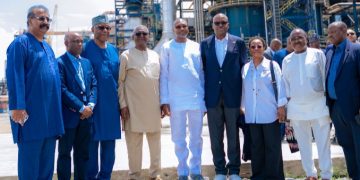 First HoldCo Group Companies’ Boards and Management teams visit Dangote Refinery