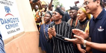 Rising Food Prices: Dangote Cement Ibese Commissions Cassava Processing Plant in Ogun