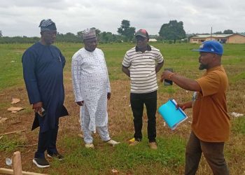 Rector of the Federal Polytechnic Idah Inspects Proposed Site for 750-Seater Ultra-Modern Sports Pavilion