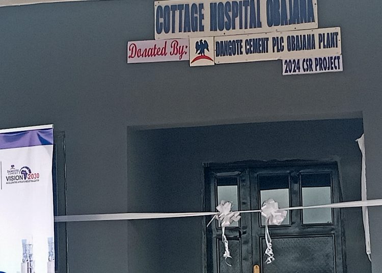 Dangote Expands Community Development, Hands Over Cottage Hospital in Obajana