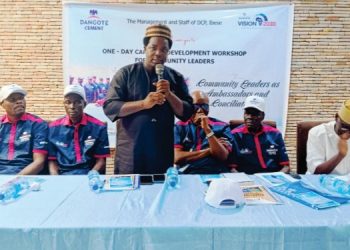Dangote Cement Ibese Boosts Community Leadership Capacity with Sustainable Development Training